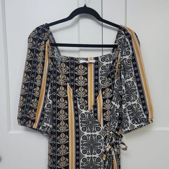 Next V-neck  Wrap Around Maxi Dress, Size 12 - Picture 5 of 9